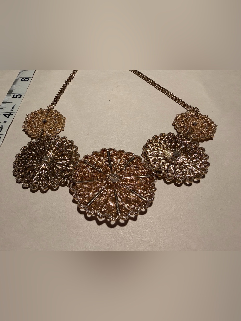 Gold necklace